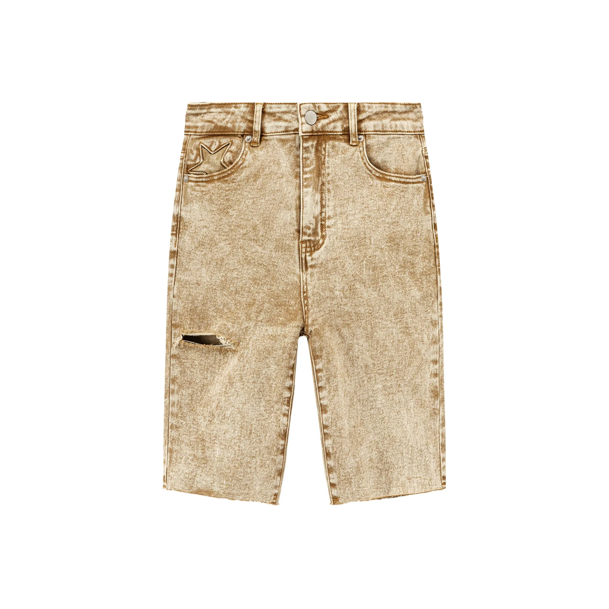 Slim Denim Shorts
