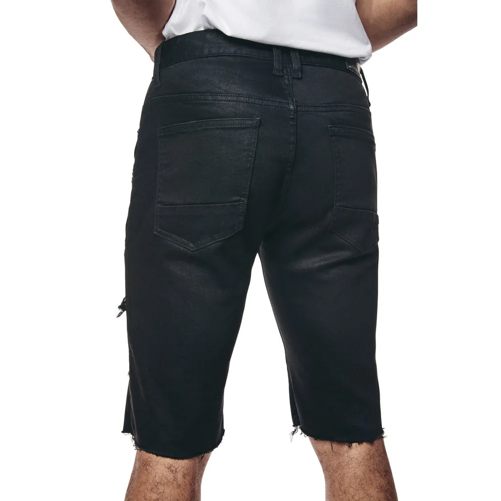 Slim Essential Jean Shorts - Jet Black