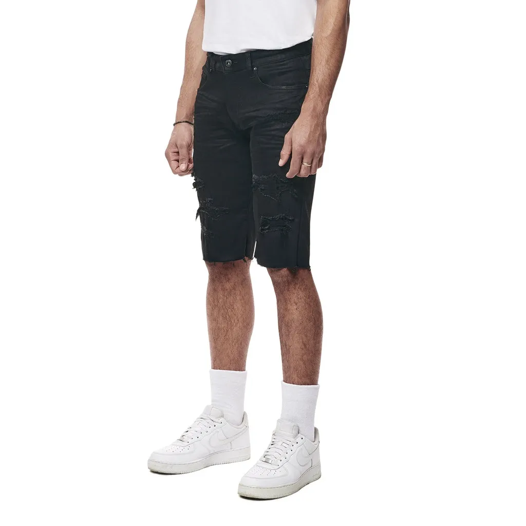 Slim Essential Jean Shorts - Jet Black