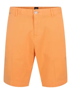 SLIM-FIT STRETCH-COTTON SHORTS Oransje
