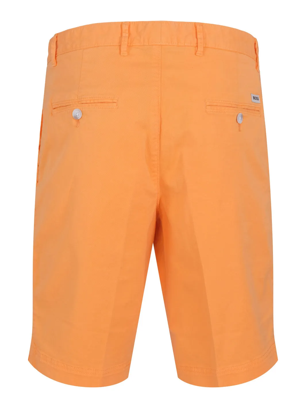 SLIM-FIT STRETCH-COTTON SHORTS Oransje