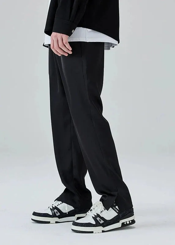 Smooth Satin Side Split Pants
