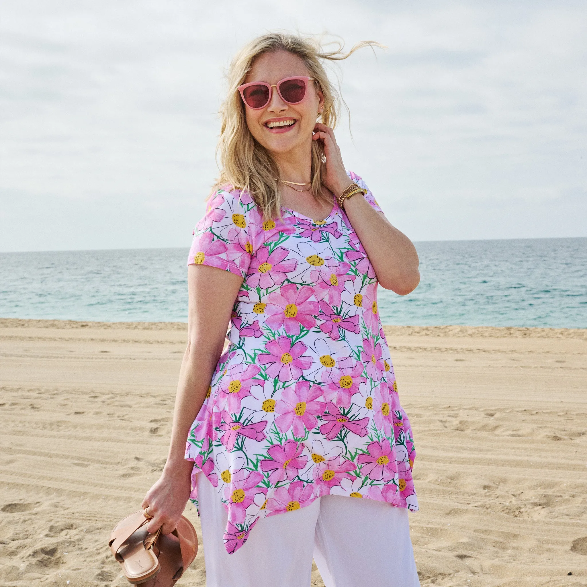 Spring Day Vintage Drape T | Plus Size