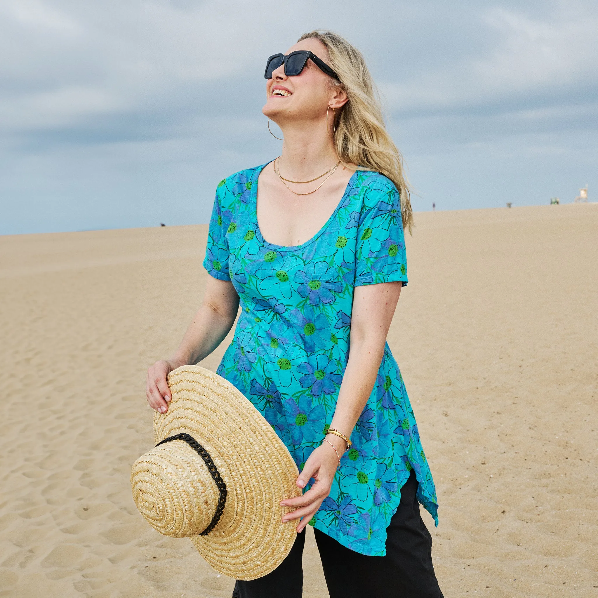 Spring Day Vintage Drape T | Plus Size