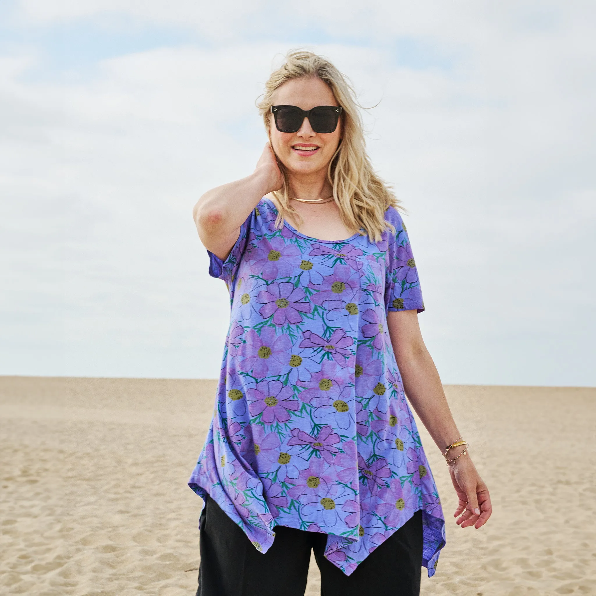 Spring Day Vintage Drape T | Plus Size