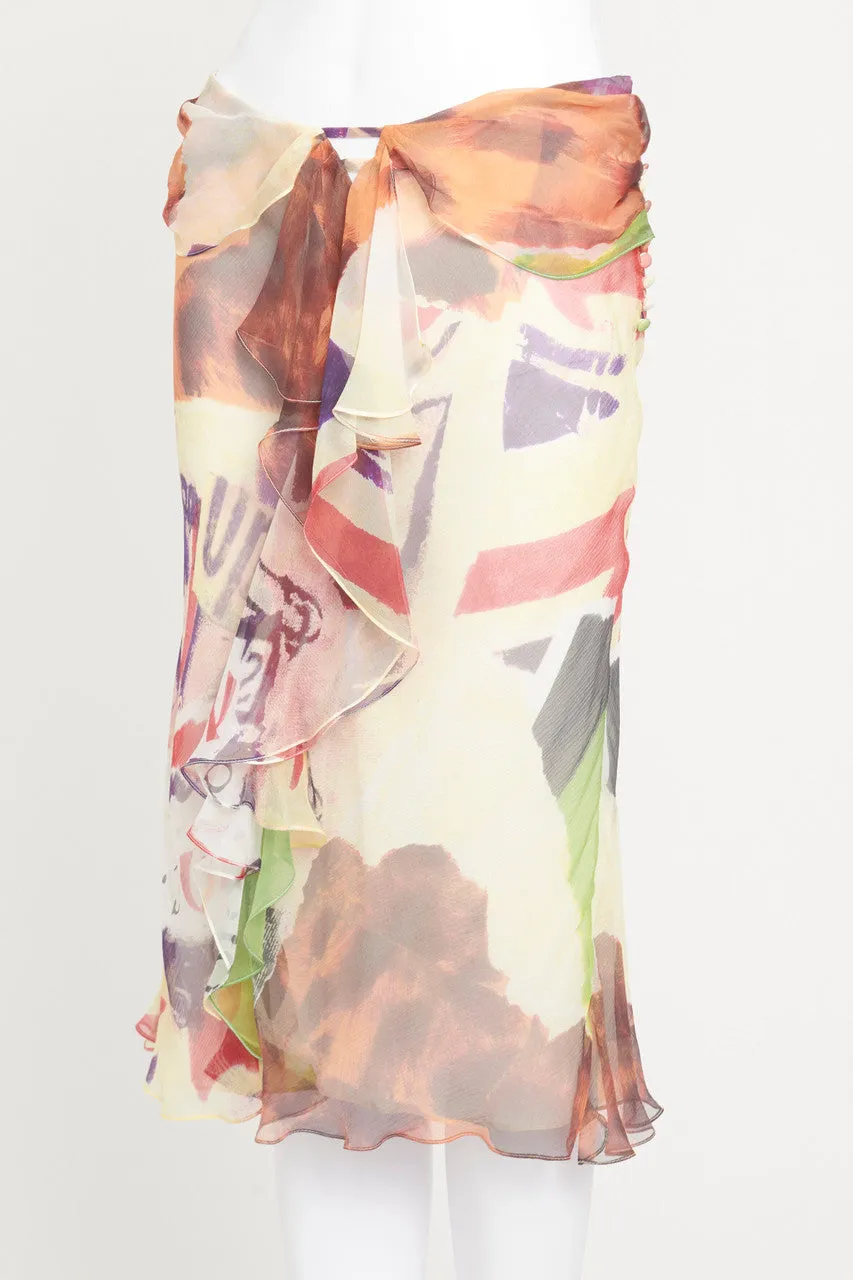 S/S 2003 John Galliano Iconic 'Dior's Victim' Preowned Skirt