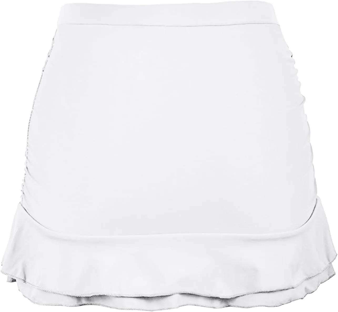 Swim Skirt for Women Bathing Suit Bottoms High Waisted Ruched Skirt Swimsuits with Built in Brief Skirt Athletic