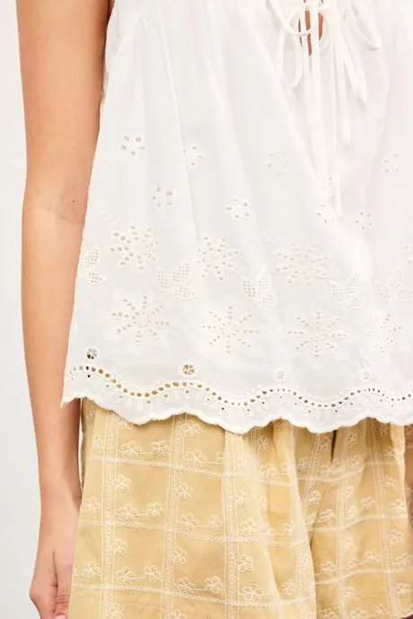 The Beth Eyelet Top