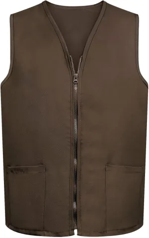 TopTie Adult Volunteer Work Vest Event Supermarket Apron Vests