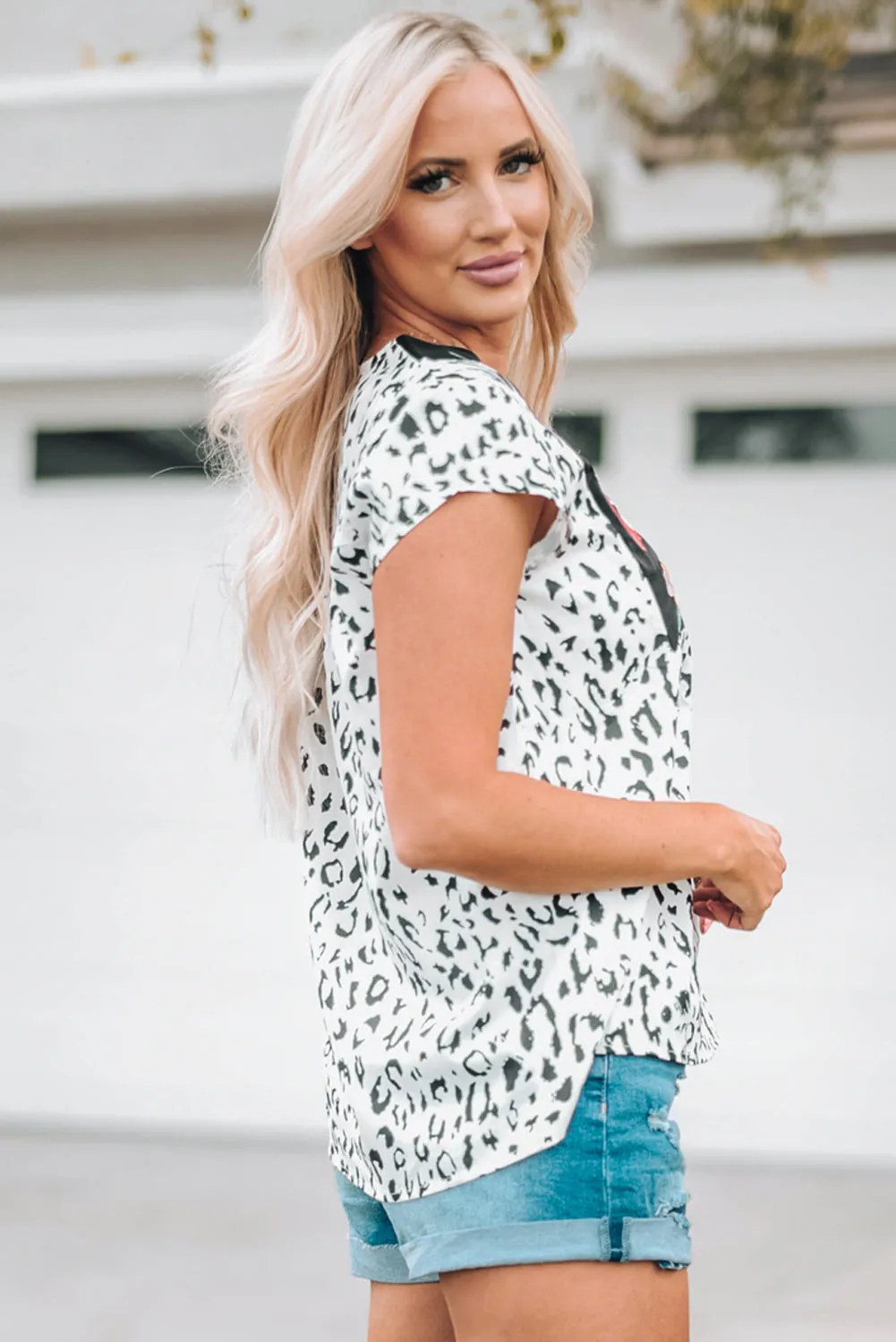 Trend Wild Flower Embroidered Shift Tops
