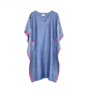 Tribeca V-Neck Tunic in Indigo