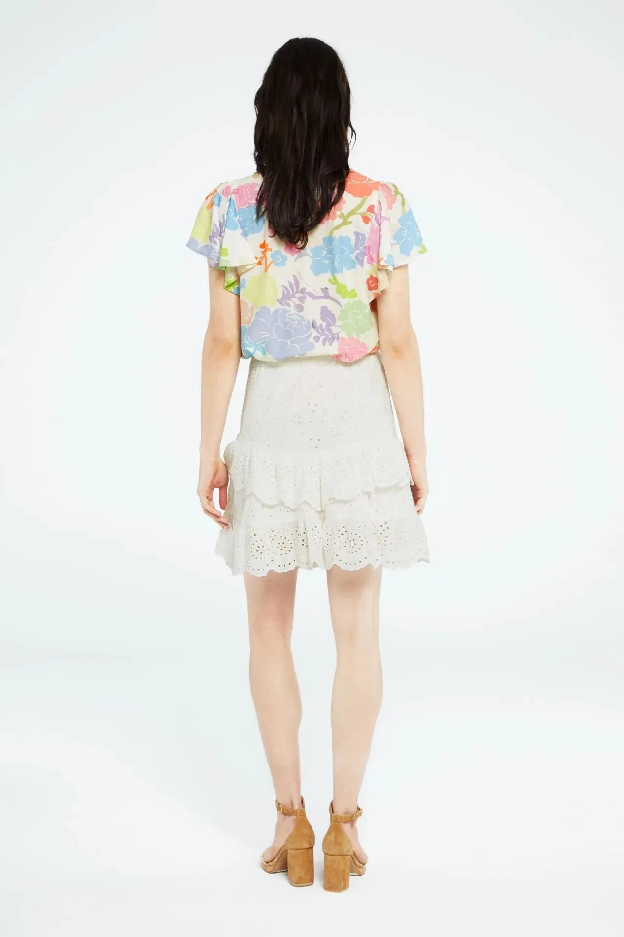 Vanessa Top in Caribbean Chintz