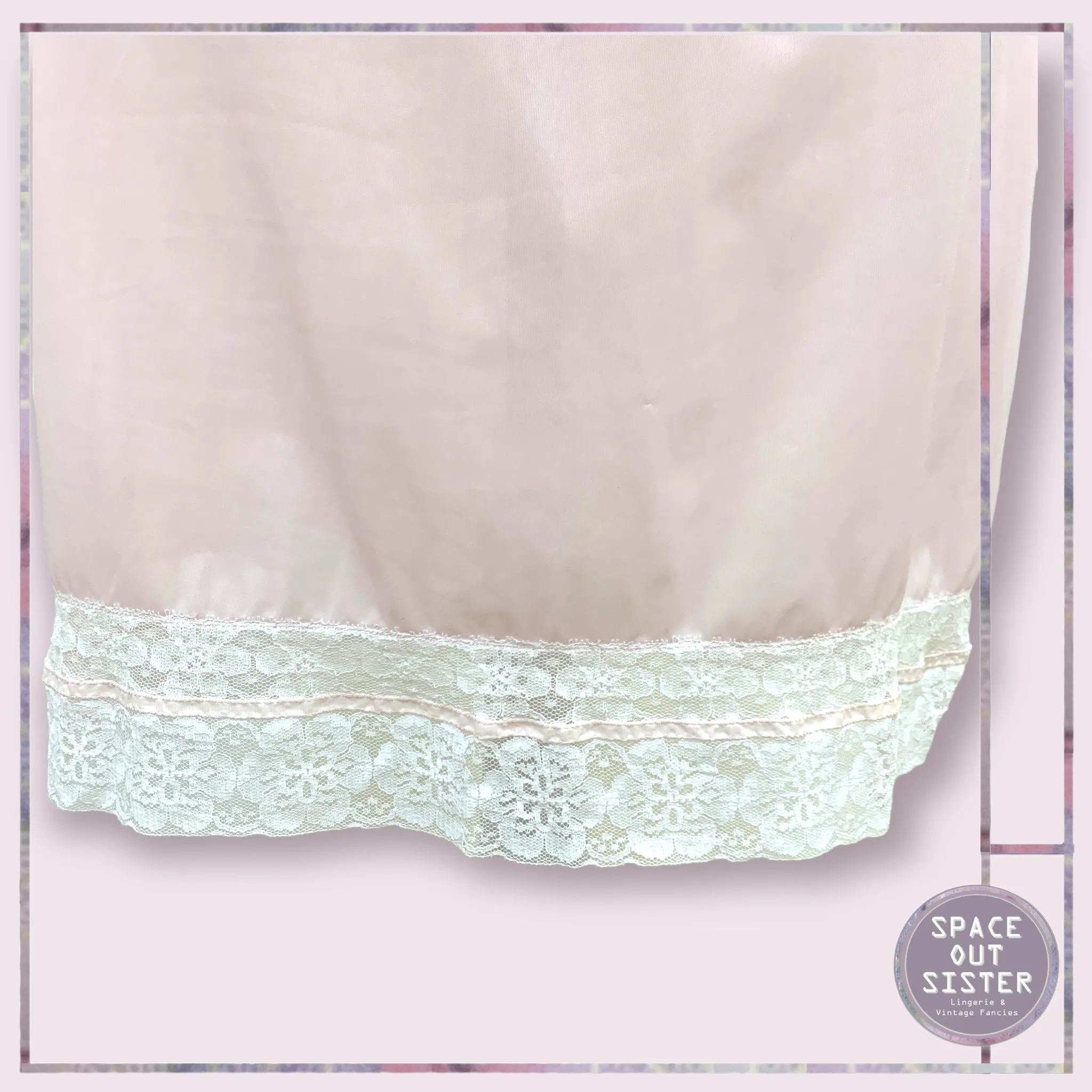 Vintage Pink Ornate Slip