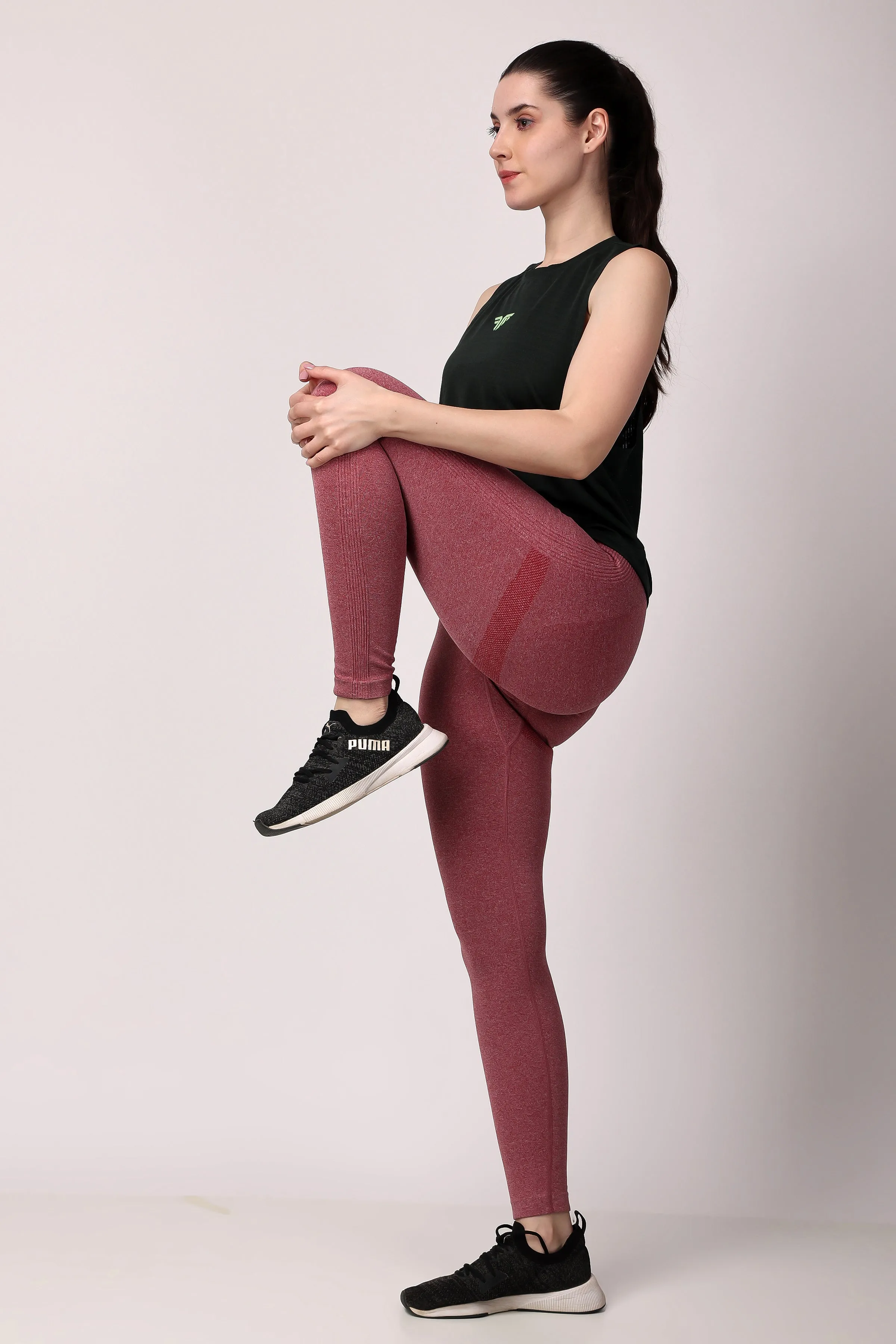 VivActive Poly Mesh Tank Tops - Olive