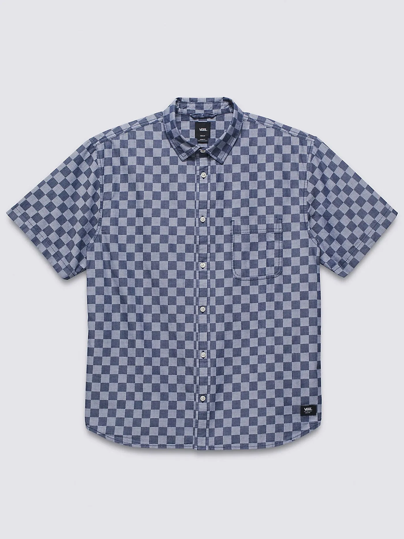 Wade Checkerboard Short Sleeve Buttondown Shirt