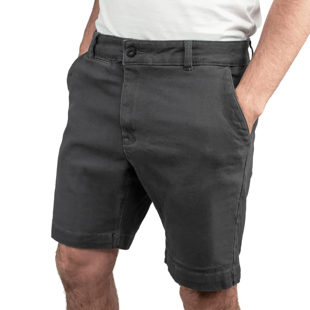 Wrench Chino Short Gunmetal