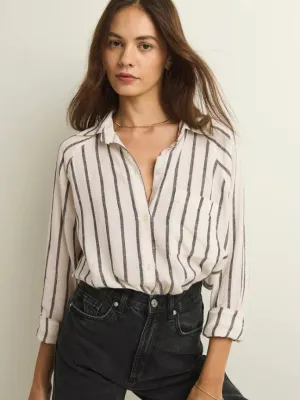 ZSupply The Perfect Linen Top - Black