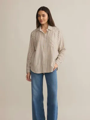 ZSupply The Perfect Linen Top - Pebble Moon